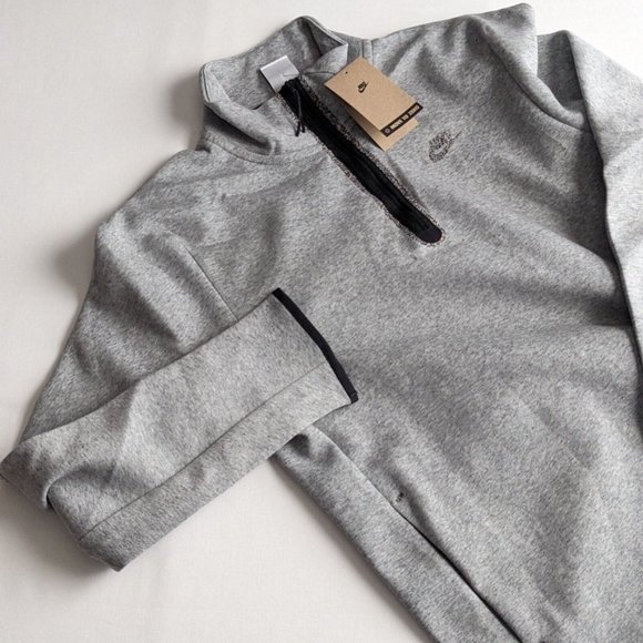 Nike Sportswear Tech Fleece Men's 1/2-Zip Top Heather Grey size Large - Picture 8 of 8